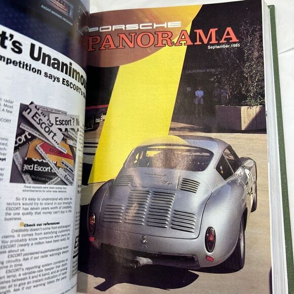 Porsche Panoramic Hardcover Bounded Magazines Vintage 1985 July-Dec & 30th Anni - Picture 5 of 12